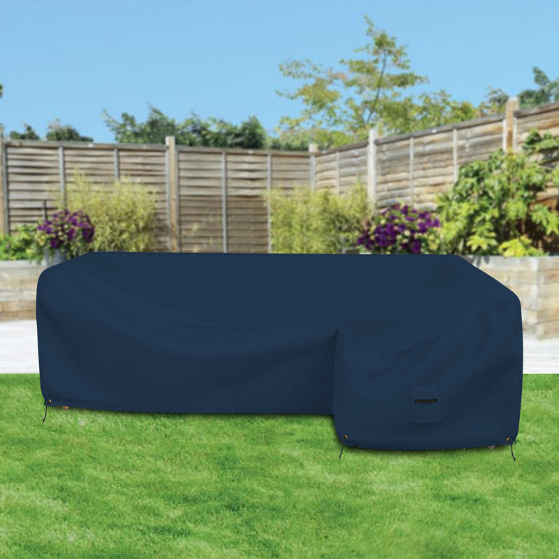 Housse de protection pour canapé d'extérieur Kimbolton, H 31 po x l 83 po x P 32 po, Bleu