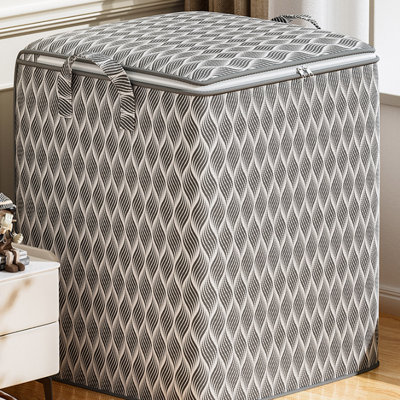  Grands sacs de rangement pour vêtements, organisateurs et rangement de placard robustes, bacs de rangement pliables pour vêtements avec couvercles, contenants de rangement pour couverture, édredon, oreiller, literie