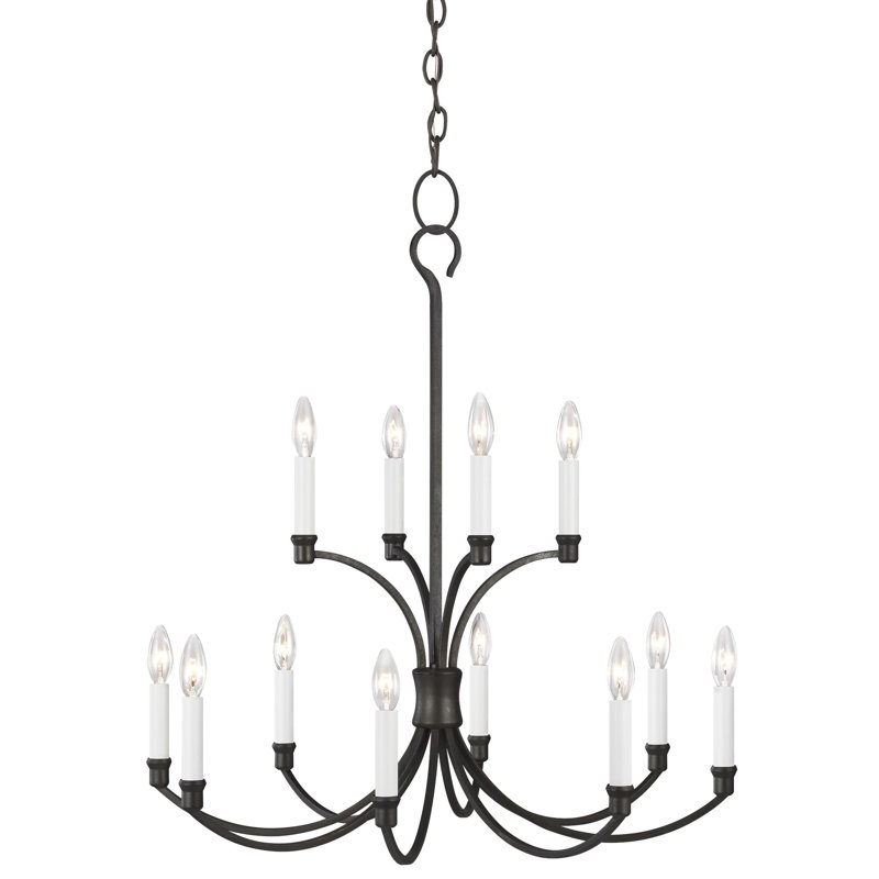 Westerly 12 - Light Chandelier, Antique Gild, 40" H x 42" W x 42" D