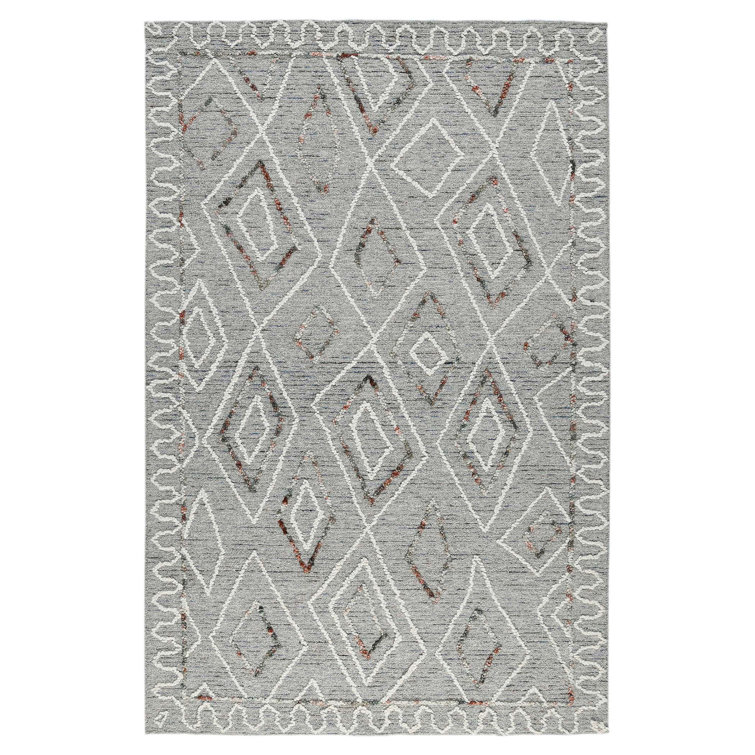 Shiven Wool Geometric Indoor Rug