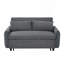 57.48"Sleeper Sofa with Two Throw Pillows and USB Ports-117012609