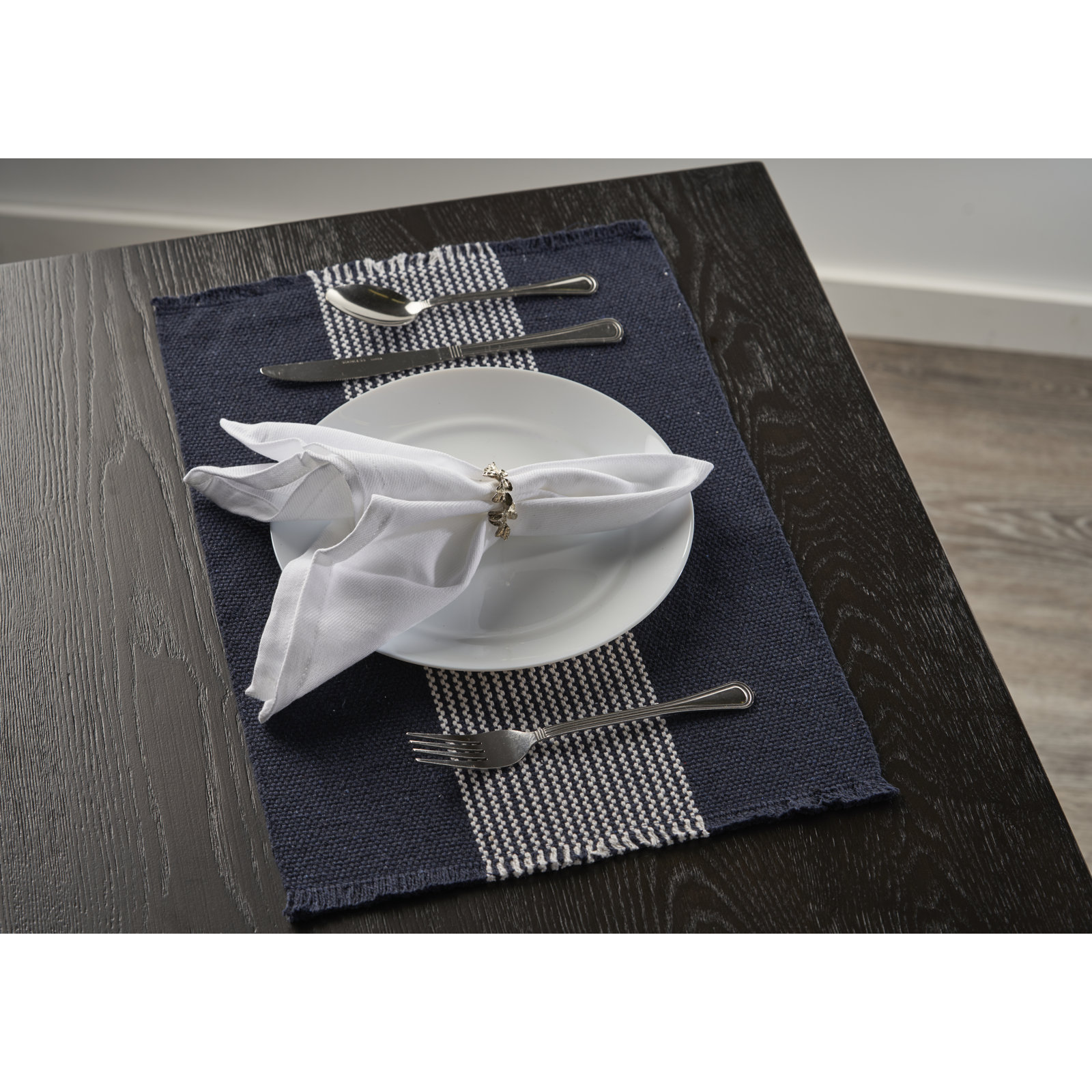 Cavana Cotton Placemat, Navy