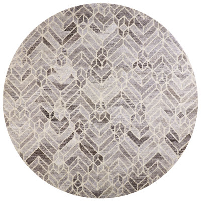 Keiarah Performance Wool Geometric Indoor Rug