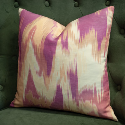 Thomas Collection® Magenta Orange Cream Ikat Accent Pillow Assorted Sizes