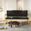Fauteuil de bureau 56 po avec coussin épais et 2 sièges de bar avec structure en métal durable-647344363