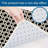 Black White Diamond Pattern Kitchen Laundry Room 2 PC Kitchen Mats Set