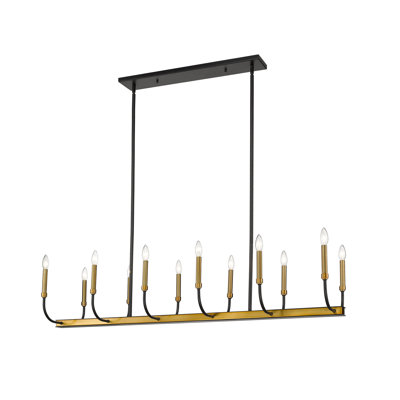 Suspension linéaire en grappe 12 lumières Emrich