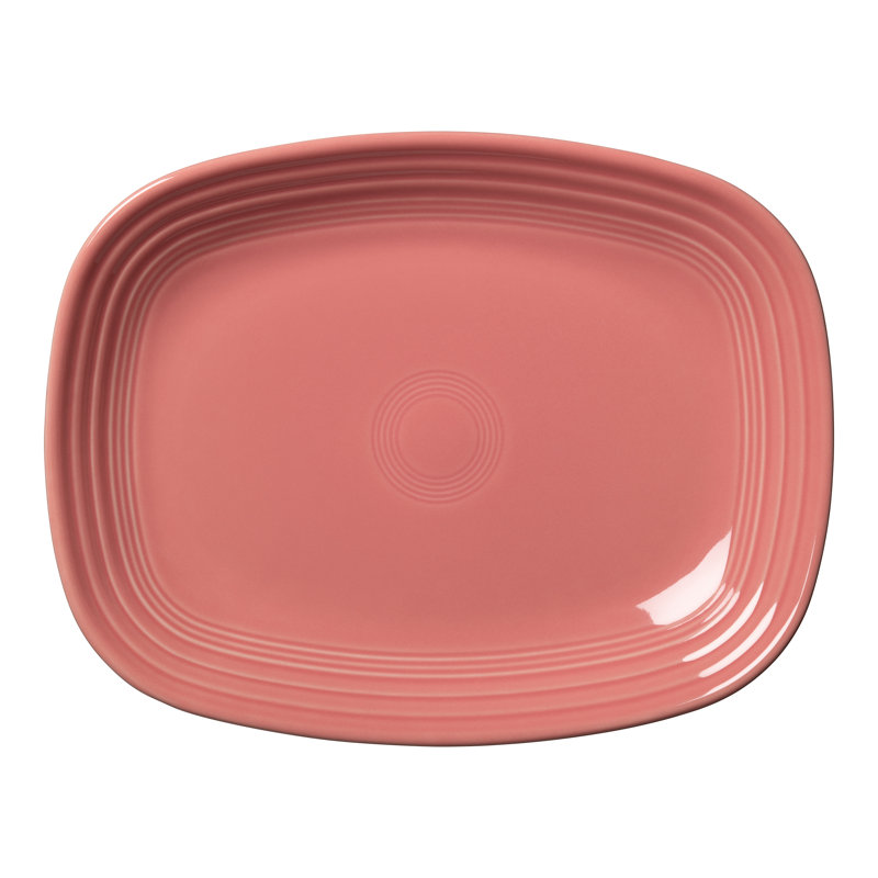 Fiesta 12 Inch Large Rectangular Platter, Peony