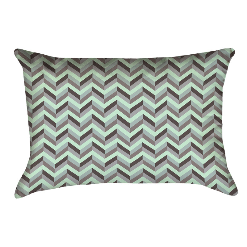 Coussin Katelyn Elizabeth, Menthe et brun, Simili suède