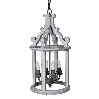 Luminaire suspendu cylindrique à 4 lumières Bludovice