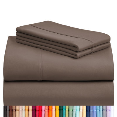 Luxclub 3 PC Tree Bark Twin Silky Soft Cooling Extra Deep Pocket Performance Sheet Set