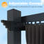 Pergola en aluminium avec auvent-87891112-86830660