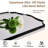 Anayalee Traditional Scalloped Rectangle Bathroom Vanity Mirror | Stainless Steel Frame-242732413-242732412