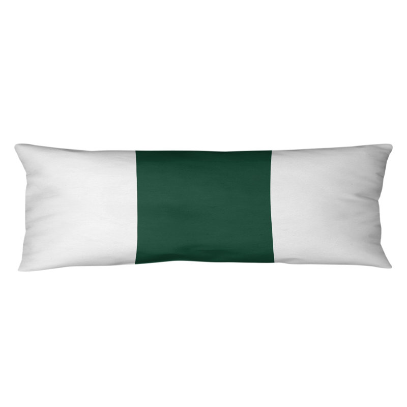 Oreiller de corps en polyester / polyester Arizona Football Stripes, Kentucky , Blanc / vert / blanc