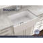 Contempo Step-Rim 27'' L Single Bowl Fireclay Kitchen Sink-95418132