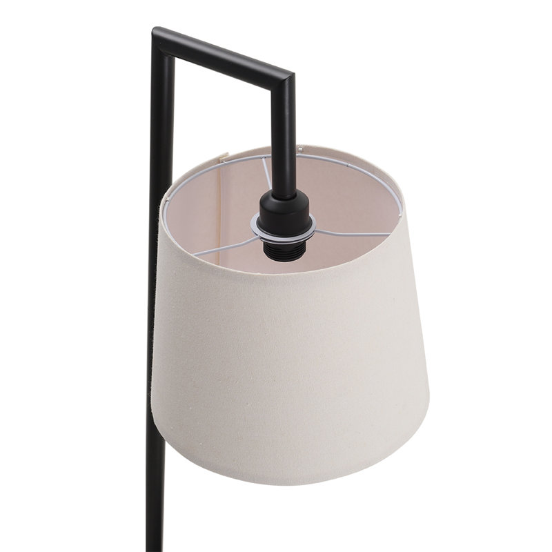 150Cm Black Tray Table Floor Lamp