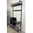 Hall Tree With 2 Movable Drawers, Shoe Storage, Shelves And Garment Racks, 5-In-1 Entryway Bench With 23 Hooks (Fixed And Movable)