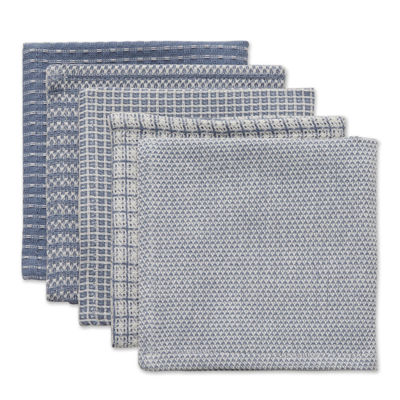 Linge à vaisselle, Bleu délavé à la pierre
