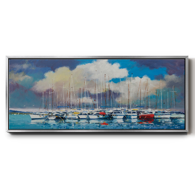 Abstract Port- Framed Canvas