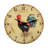 Dharmender 12”MDF Wall Clock - Rooster