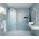 Maven 32 in. x 86.75 in. Fully Frameless Arched Fluted Single Fixed Shower Panel
