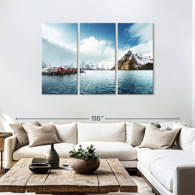 Nicci Lofoten Island Village, H 48 po x l 74 po