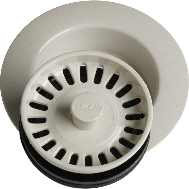 Disposer Flange 3.5" Pop-Up Kitchen Sink Drain, Bisque