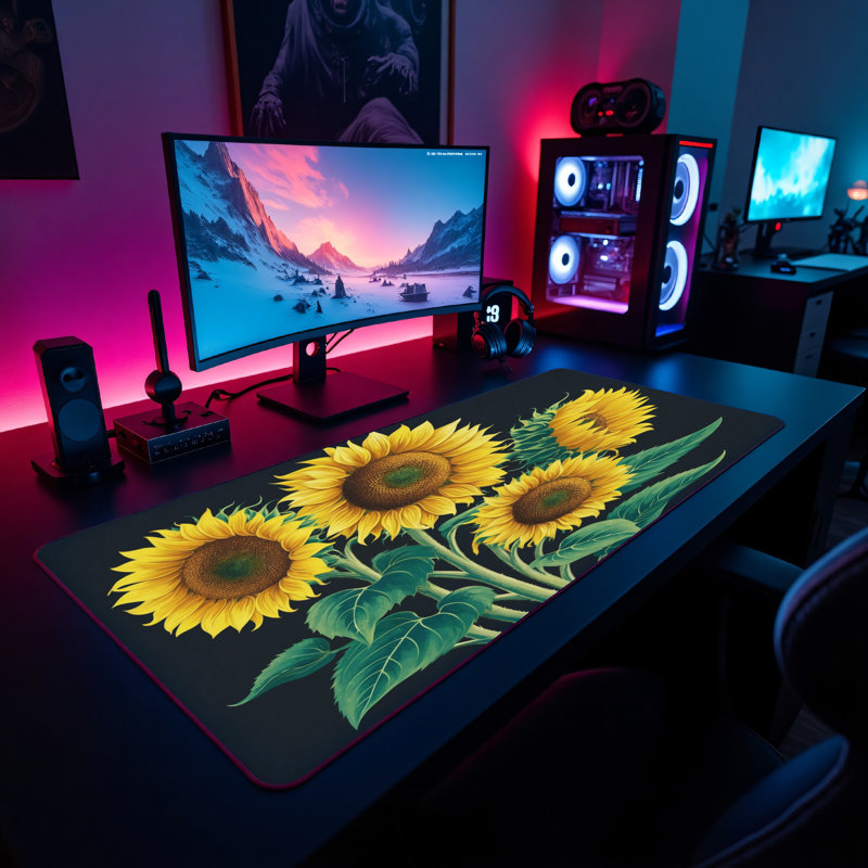 Polyester Desk Pad, 23.6x13.8