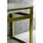 Kingston Brass Quadras 25-Inch Ceramic Console Sink with Steel Base and Glass Shelf-55319621