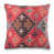 Rouge / brun / ikat beige