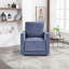 Fauteuil d'appoint pivotant en chenille de 29,55 po de largeur avec siège de rangement-2037526171