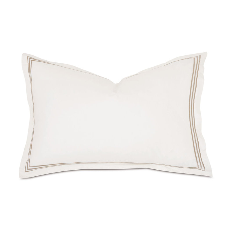 Tessa Sham, Ivory/Sable, Queen, Multi-stripe