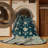 Machine Washable Overdyed Blue Area Rug-160276444