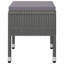  Ensemble de salle à manger en bois d'acacia massif gris, acier thermolaqué, rotin PE-856565268-856565270