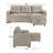 Omri 88" Pullout Sleeper Chofa-976925587