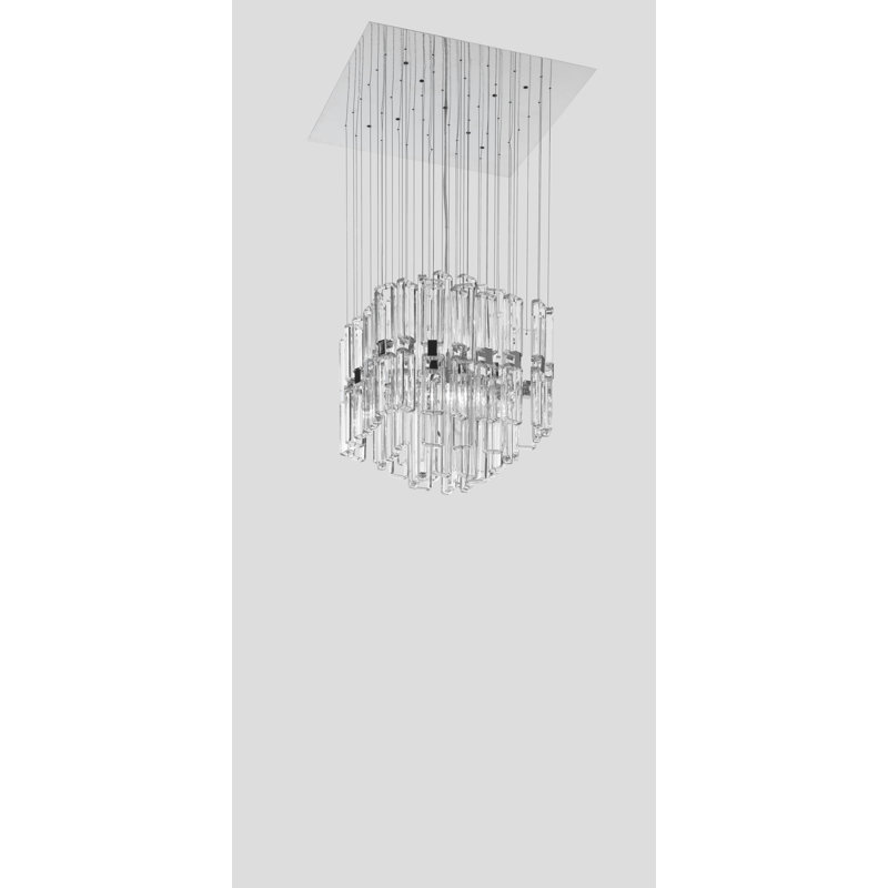 Crystal pendant light 1-light