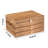 3-layer Silverware Storage Box With Drawer, Wooden Silverware Chest With Handle And Linen Liner For Storing Fine Flatware And Utensils,torched Wood