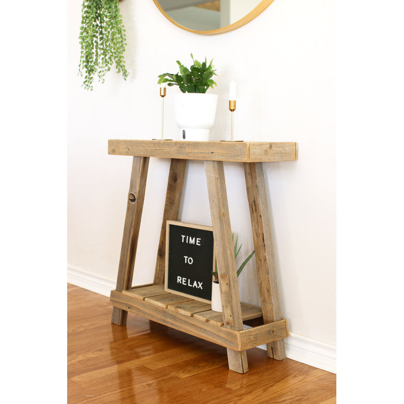 Natural 30x10x30 A Frame Console