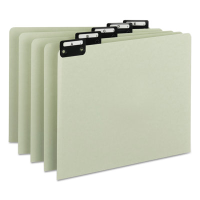 Smead® Alphabetic Top Tab Indexed File Guide Set Manila File Guides
