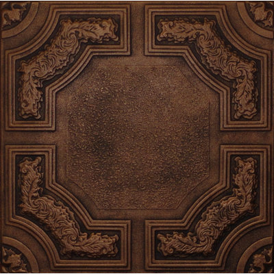 Carreaux de plafond en polystyrène 20X20 avec panneaux décoratifs à coller pour une installation facile à faire soi-même, ainsi que pour la rénovation de la maison et du sous-sol. R28 Caracas, Lot / 8