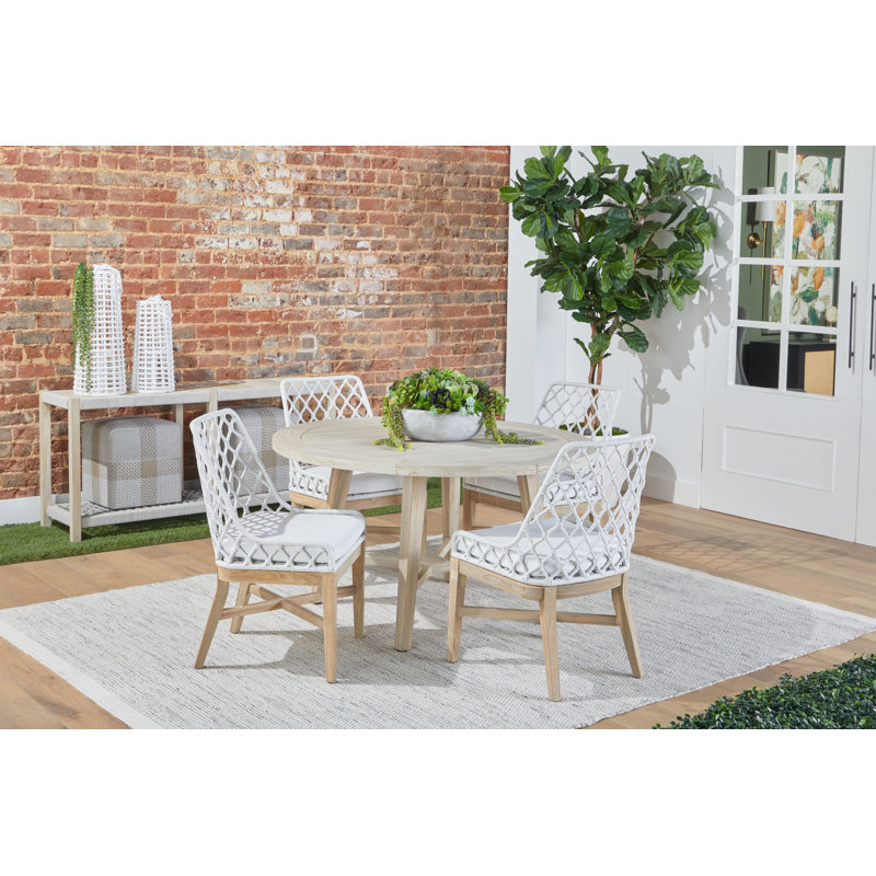Henrietta 53.75'' Teak Outdoor Dining Table