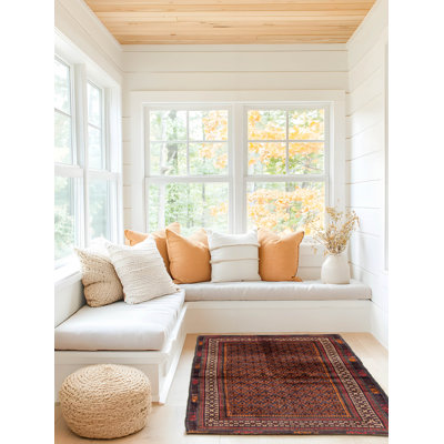 Teimani Brown Rug 3'5" x 5'2"