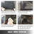 VEVOR 92.5'' W x 193'' L Garage Flooring in Black