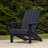 Keter Kiawah Adirondack Chair Durable Weatherproof Outdoor Furniture for Porch and Backyard (Choose Color)-124585147