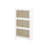 3 Door Shoe Rack, Freestanding Modern Entryway Storage, 44Lb Load Capacity, Engineered , -Proof, , Sun-, No Burrs, Delicate Finish, 2 Compartments Each Layer, Gold Handle For Smooth Operation, Matte-736083