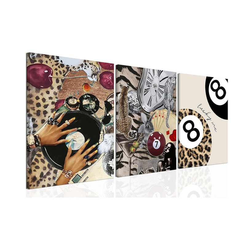 3 Piece Wrapped Canvas Set