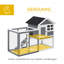 Weather Resistant Small Animal Hutch