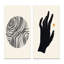 «Minimalistic Mon monochrome Illustration I», ensemble de 2 impressions-1262468897-1262468895