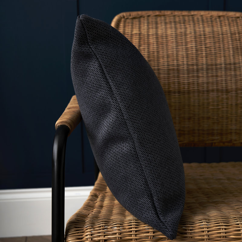 Agbogla Square Throw Cushion, Charcoal