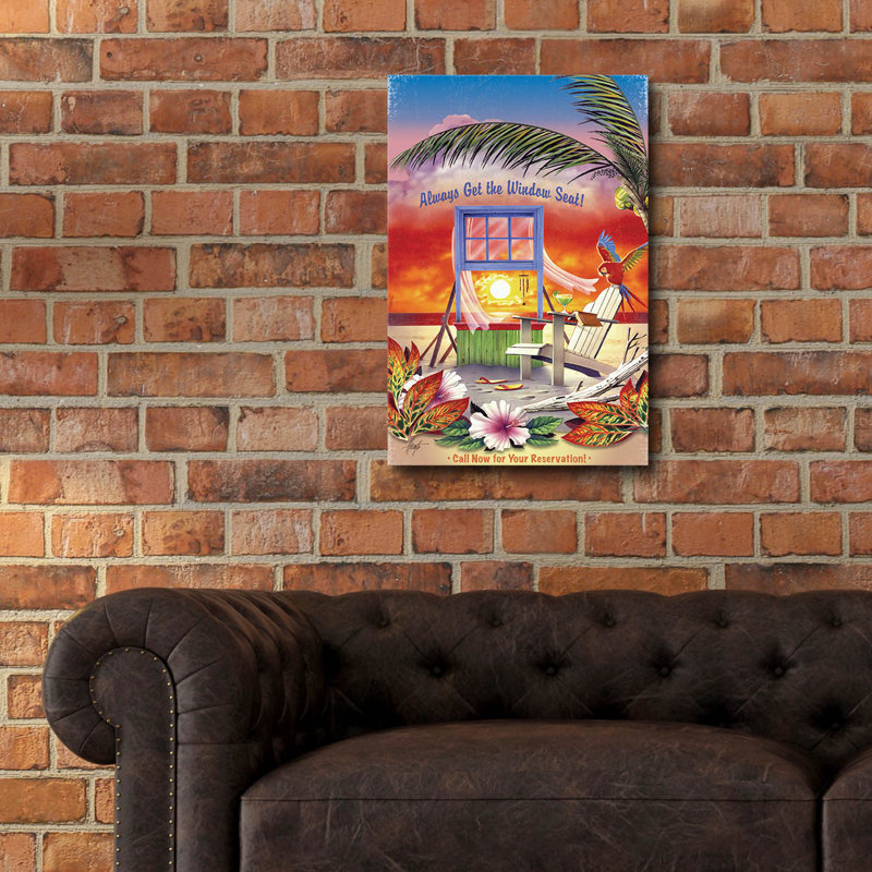 «Window Window» par Acrylique de James Mazzotta, H 24 po x l 16 po x P 0,2 po